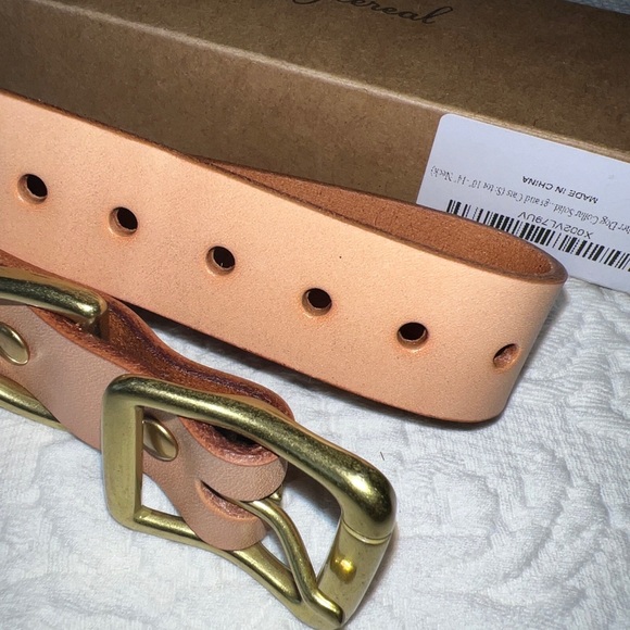 Jeereal Leather Dog Collar. 10 To 14 In Neck brown brand new - Picture 5 of 5